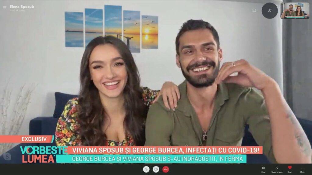 George Burcea și Viviana Sposub se bucură de timpul petrecut împreună