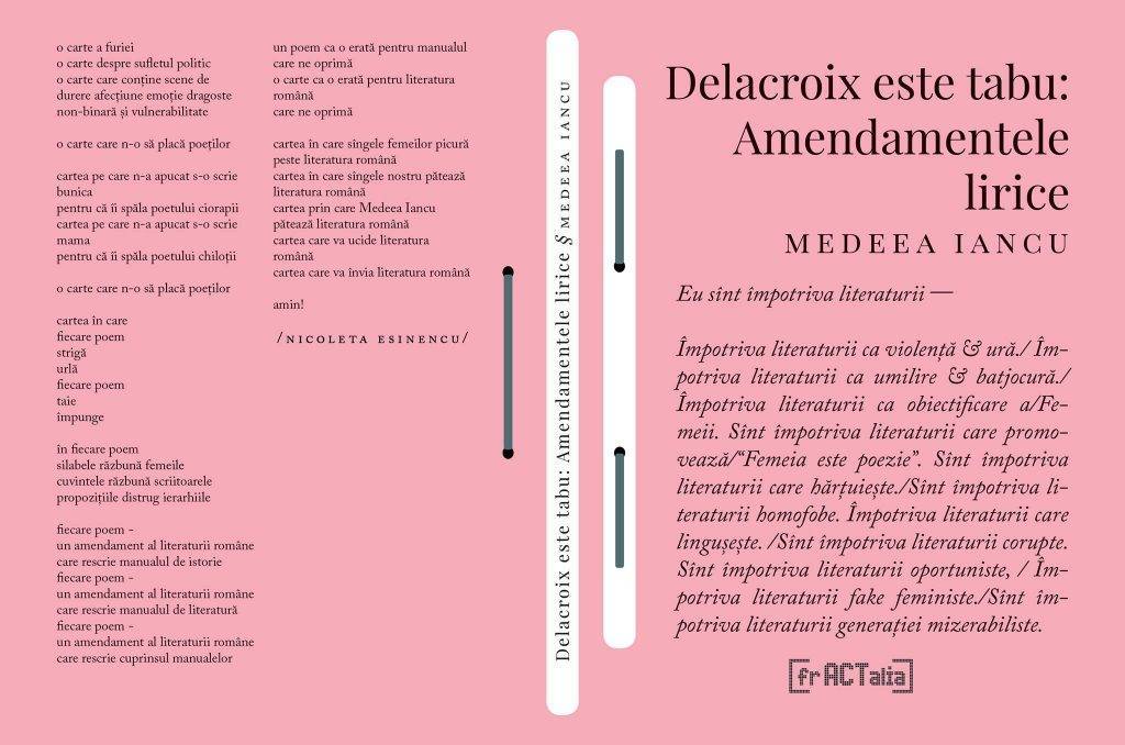 Medeea Iancu - Delacroix este tabu Amendamentele lirice