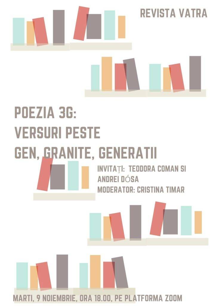 Poezia 3G cu Teodora Coman, Andrei Dósa și Cristina Timar - o ultimă întâlnire, un nou început