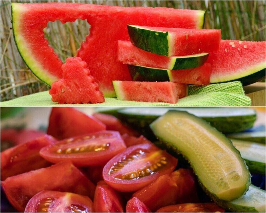 Care este motivul pentru care este sănătos să consumi roșii, castraveți și pepene vara?