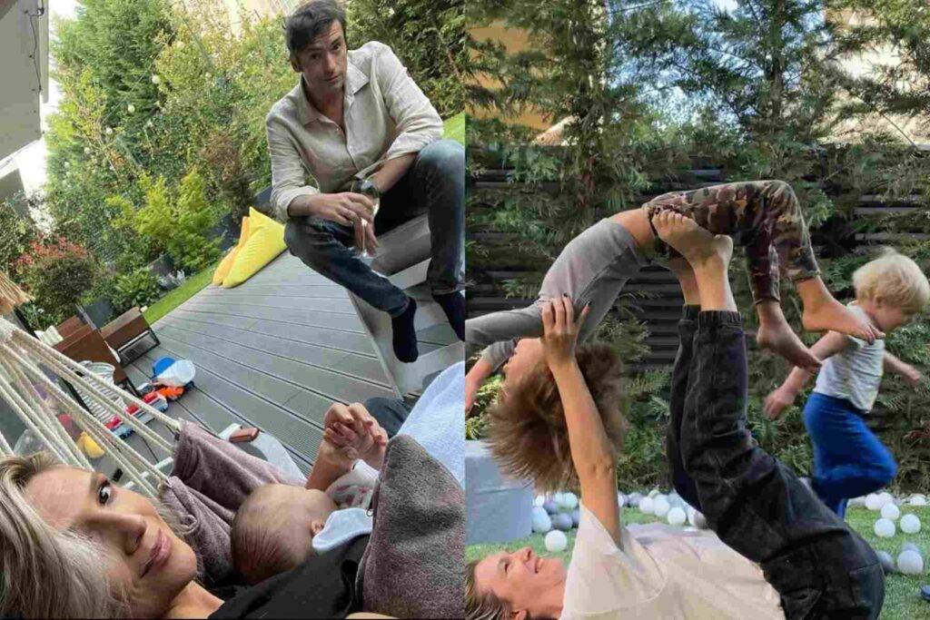 Când îl va boteza Adela Popescu pe Adrian, mezinul familiei. S-au infectat cu Covid-19 cu două zile înainte de eveniment