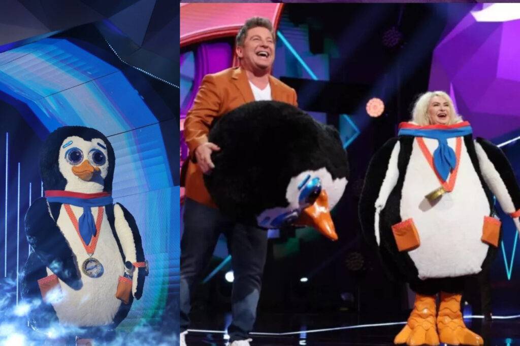Viorica de la Clejani, sub cea mai recentă mască demascată de la „Masked Singer România”. Ea a fost pinguinul