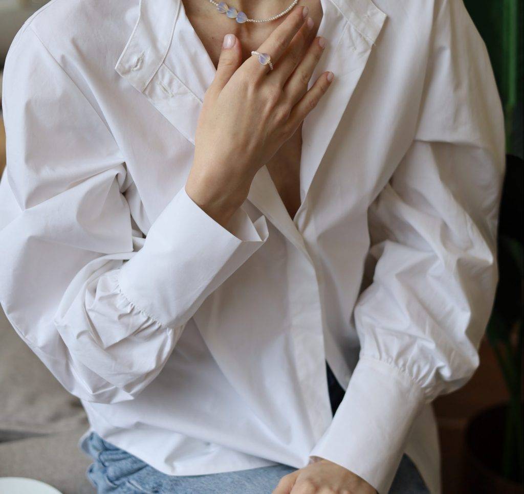 Cămașă albă oversize