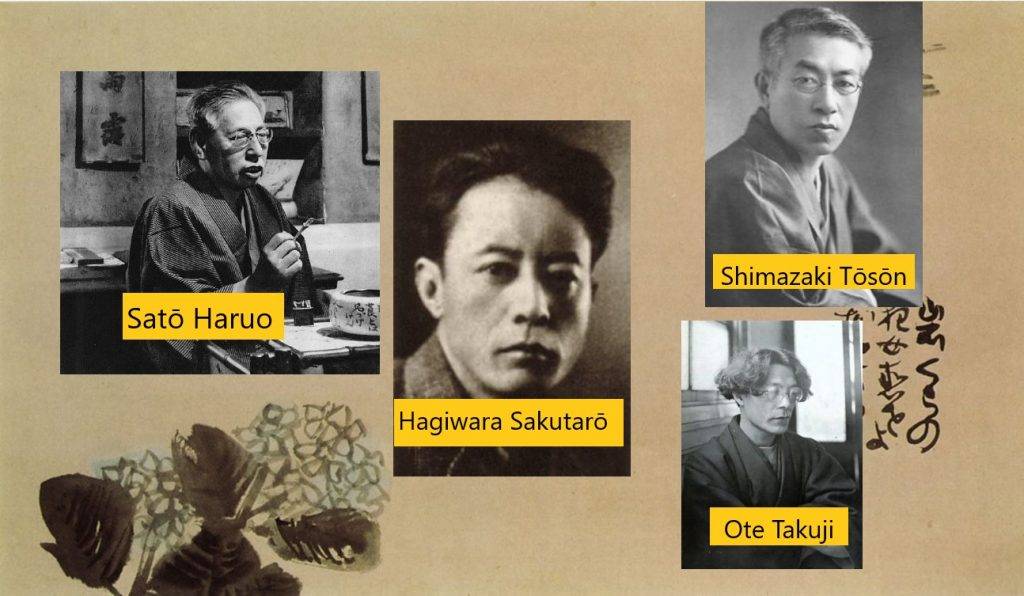 Poezia japoneză. Poeți din epocile Meiji și Taishō
