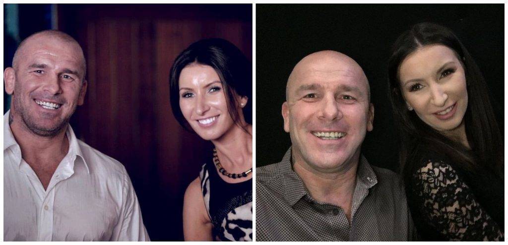 Cătălin Zmărăndescu și soția sa