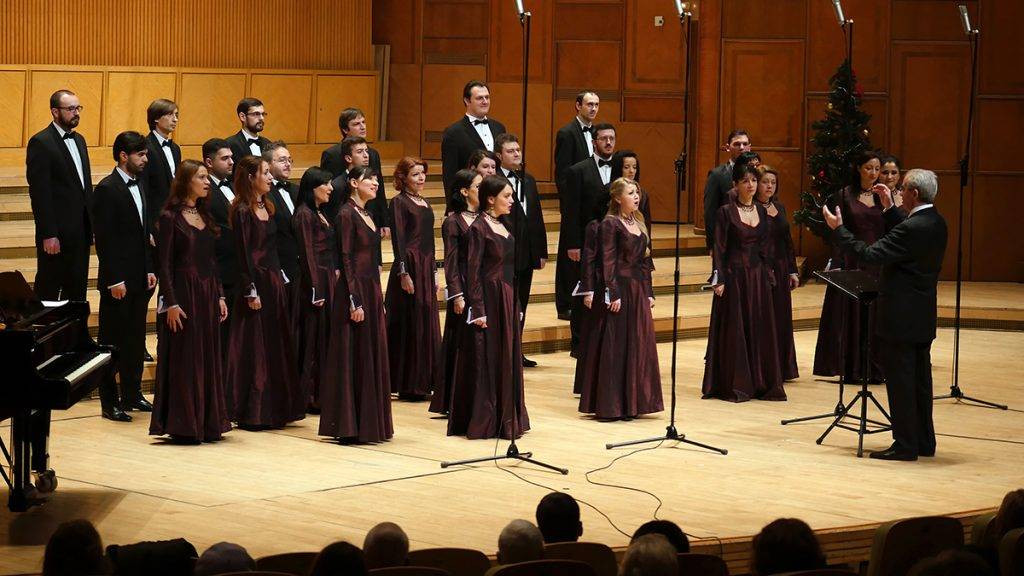 Concert de muzică franceză de 9 martie în sala „George Enescu a UNM din București. Corul de Cameră Preludiu