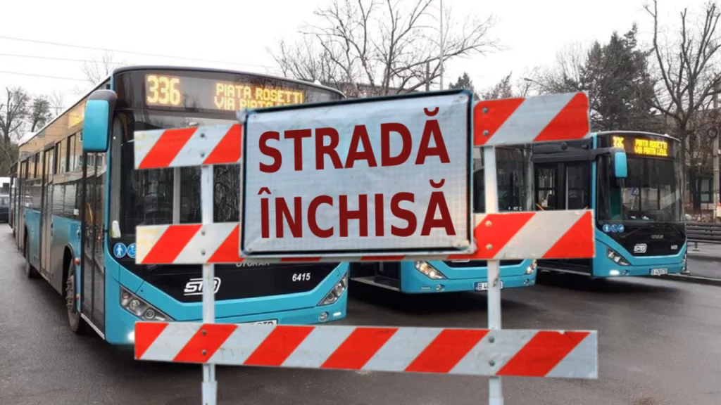 Trafic restricționat în București pe 21 și 22 decembrie! Transportul în comun este afectat și anunță devierea liniilor