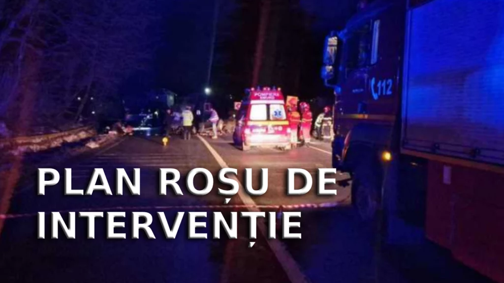 Tragedie în Sălaj! Planul roșu de intervenție activat după ciocnirea a două microbuze