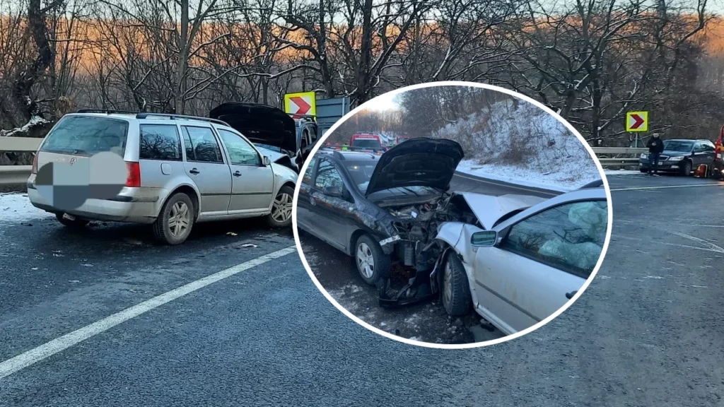 Accident rutier grav la Slimnic! 6 răniți și intervenție de urgență pe DN 14