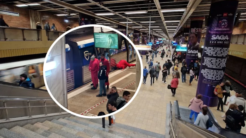 Tragedie la metrou! Un bărbat își pune capăt vieții în fața trenului, în Piața Unirii din București