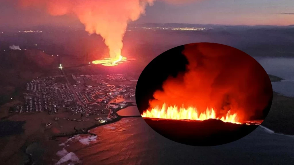 Vulcanul din Islanda erupe din nou! VIDEO - Spectacol de lavă în Peninsula Reykjanes